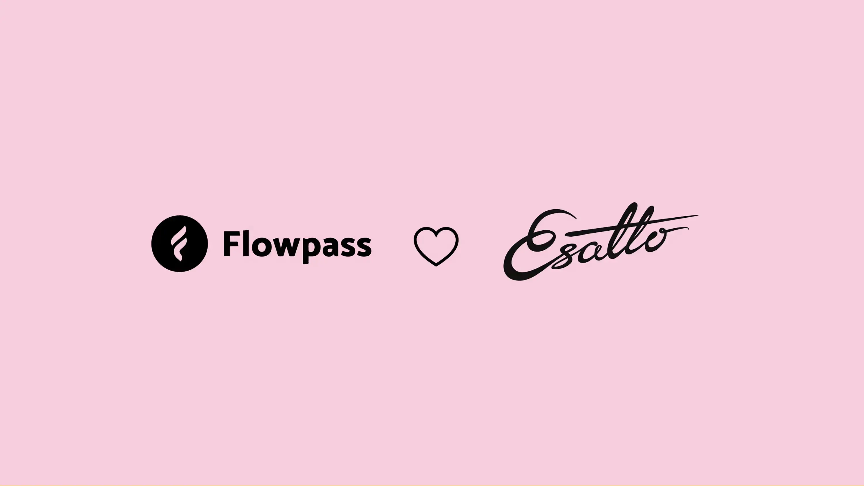 Illustation med Flowpass och Esattos logotyper