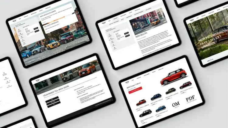 BMW-portal på surfplattor