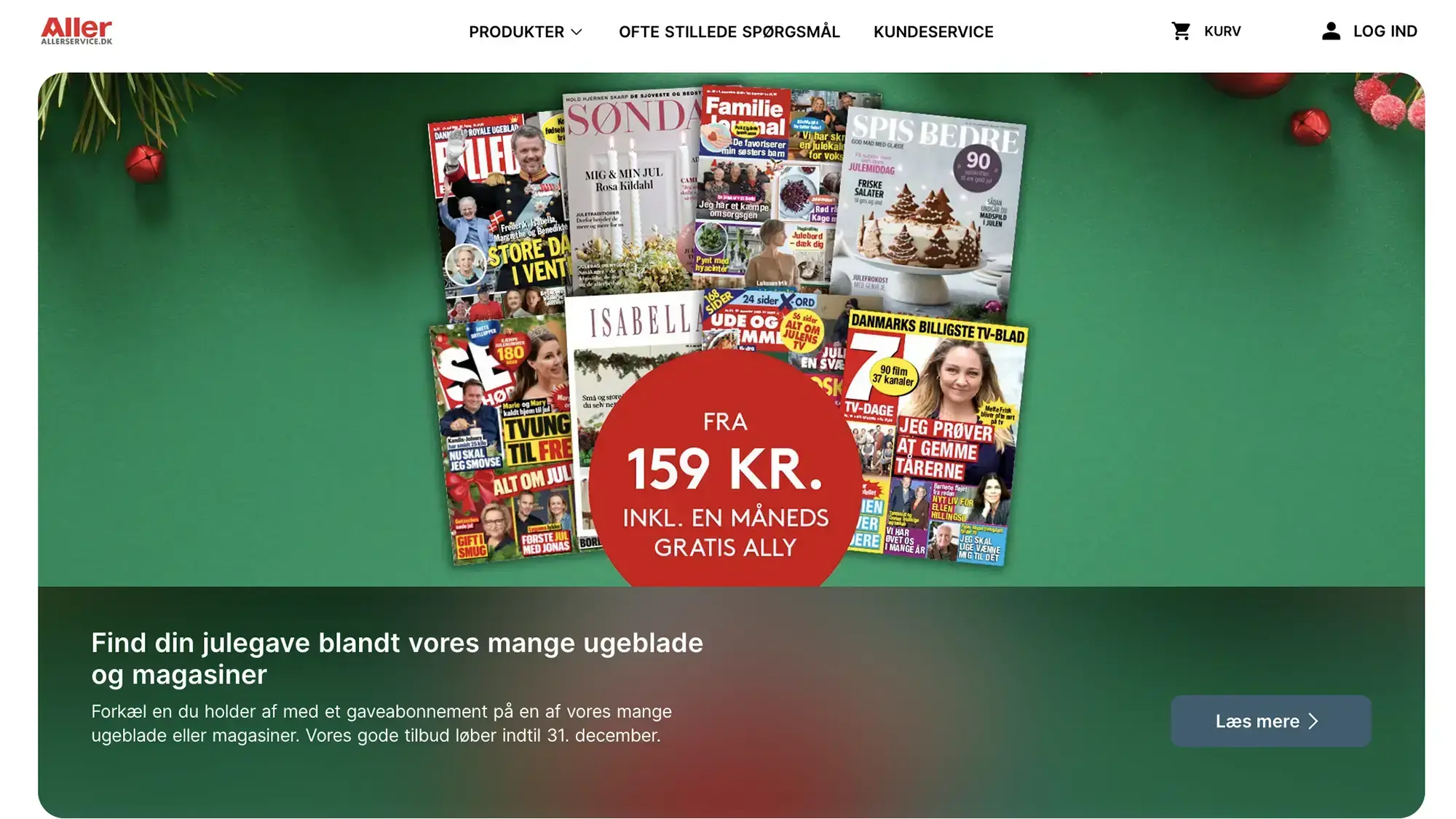 aller media danish website